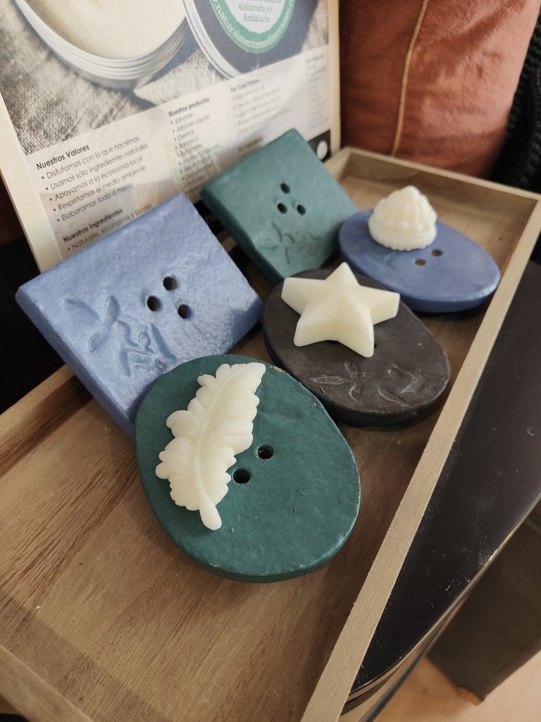 Handcrafted ceramic soap holder
