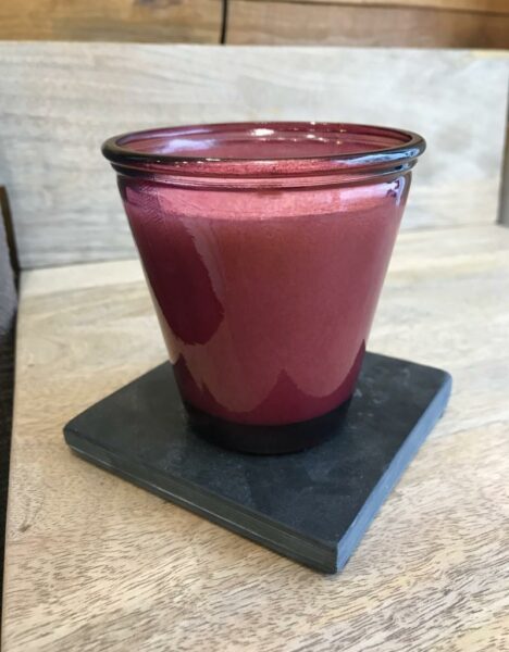 Bougie Végétale Artisanale -Verre Recyclé Levin - 250ml - Imagen 6