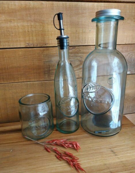 Aceitera EcoGreen - Cristal Reciclado - 300ml - Imagen 2