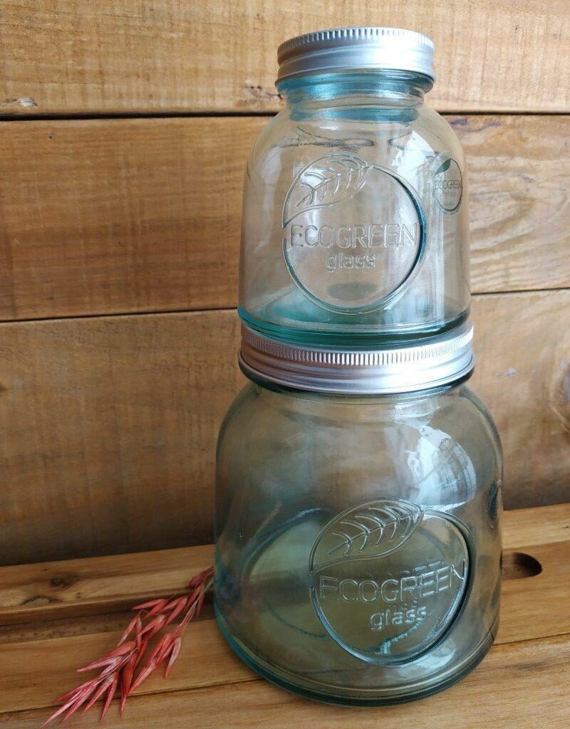 Recycled jar "ecogreen"