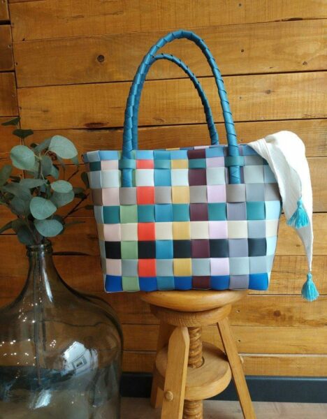 "Color Match" Recycled Plastic Bag - Image 4