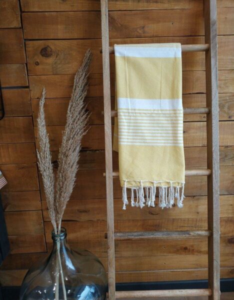 Serviette Fouta coton recyclé modèle “Fala” 100*200 - Imagen 7