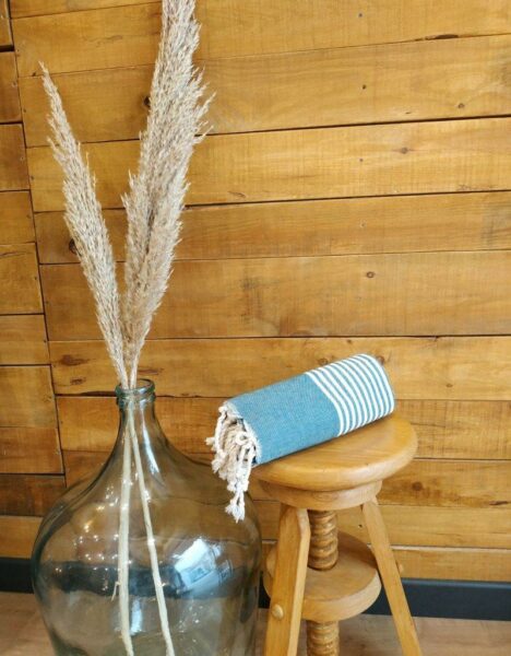 Serviette Fouta coton recyclé modèle “Fala” 100*200 - Imagen 6