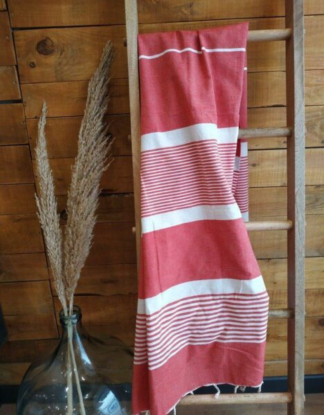 Serviette Fouta coton recyclé modèle “Fala” 100*200 - Imagen 2