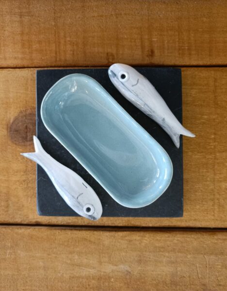 Lata de Sardinas Decorativa - Cerámica Artesanal - Imagen 3