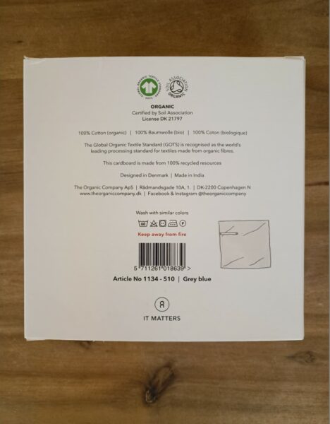 Jeu de 4 Serviettes de Table - 100% Coton Bio- 35*40cm - Imagen 6