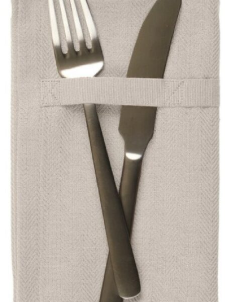 Jeu de 4 Serviettes de Table - 100% Coton Bio- 35*40cm - Imagen 2