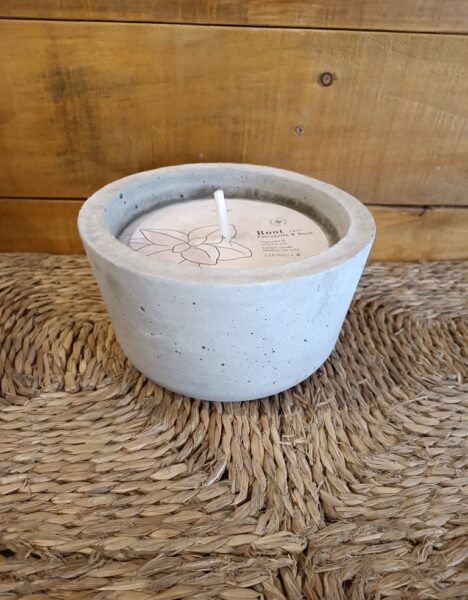 Bougie Naturelle d'Extérieur "Root" - Citronnelle + Basilic - Imagen 5