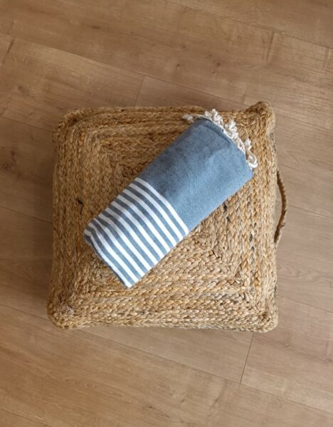 Serviette Fouta coton recyclé modèle “Fala” 100*200 - Imagen 12