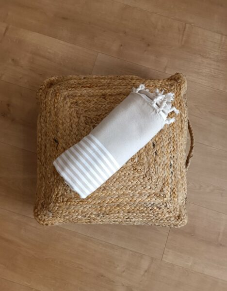 Serviette Fouta coton recyclé modèle “Fala” 100*200 - Imagen 11