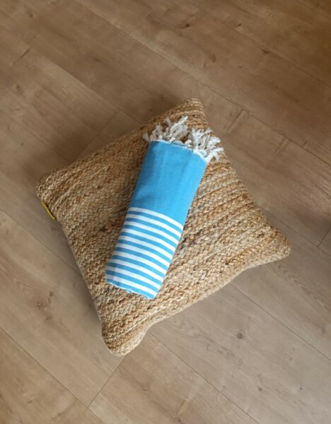 Serviette Fouta coton recyclé modèle “Fala” 100*200 - Imagen 15