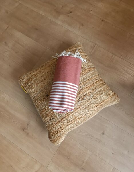 Serviette Fouta coton recyclé modèle “Fala” 100*200 - Imagen 17