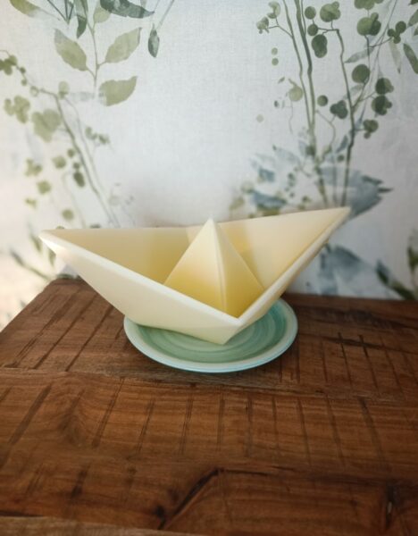 Bougie Artisanale - Bateau Origami - Imagen 5