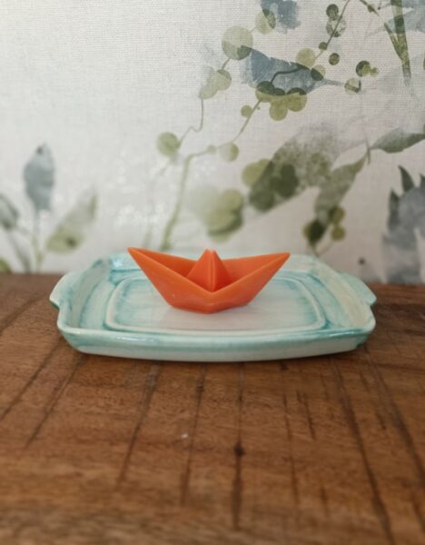 Bougie Artisanale - Bateau Origami - Imagen 9