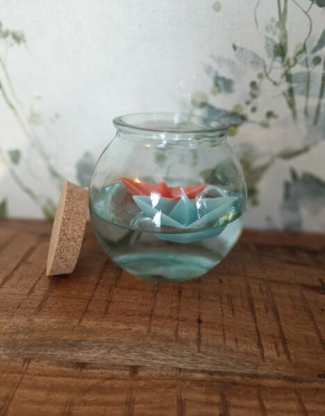 Bougie Artisanale - Bateau Origami - Imagen 3