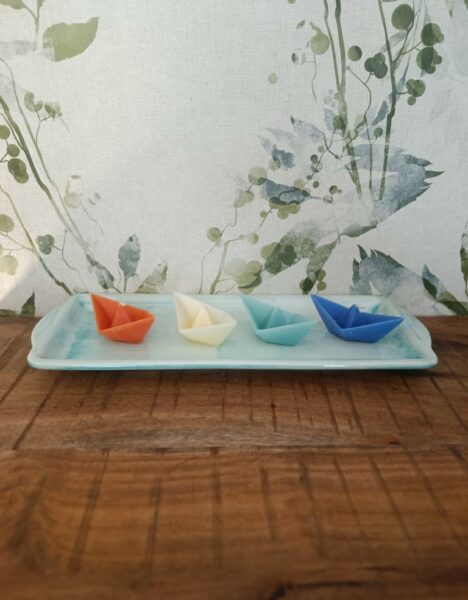 Bougie Artisanale - Bateau Origami - Imagen 4