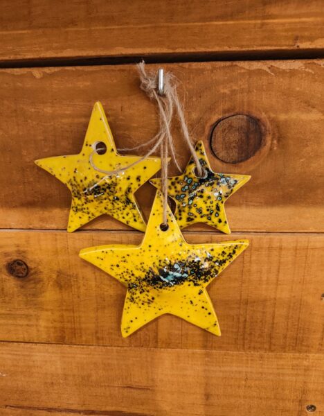 Hanging Starfish L - Handcrafted Ceramic - Imagen 13