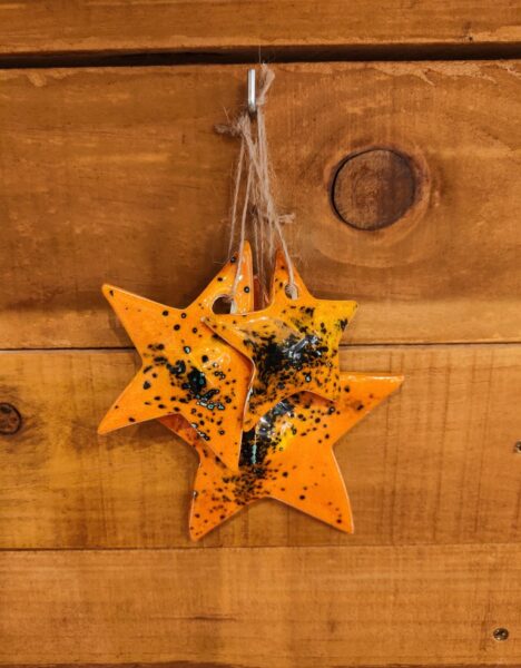 Hanging Starfish L - Handcrafted Ceramic - Imagen 11