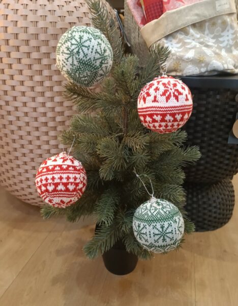Boules de Coton à Suspendre- Noël