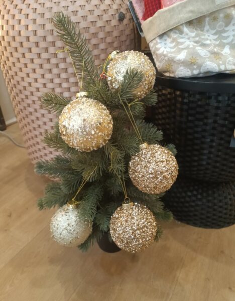 Boule à Suspendre Scintillante - Noël
