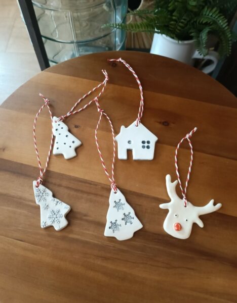 Pendentifs de Noël - Céramique artisanale - Pippa - Imagen 2