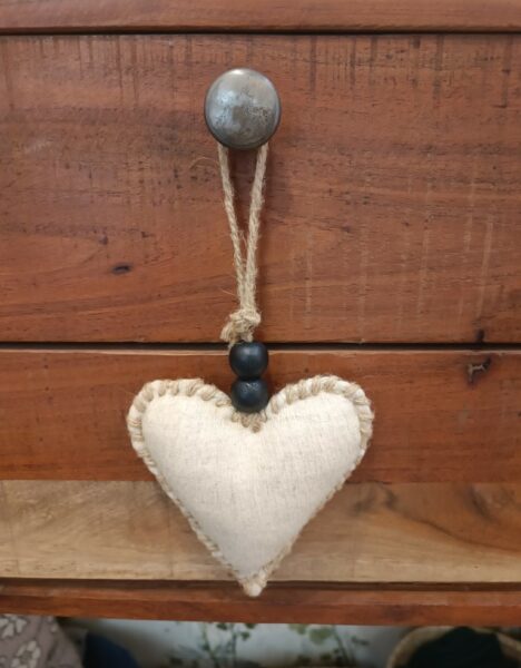 Colgantes Corazones Tela - Imagen 7