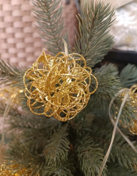Guirlande de Noël - Boules Dorées - Imagen 2