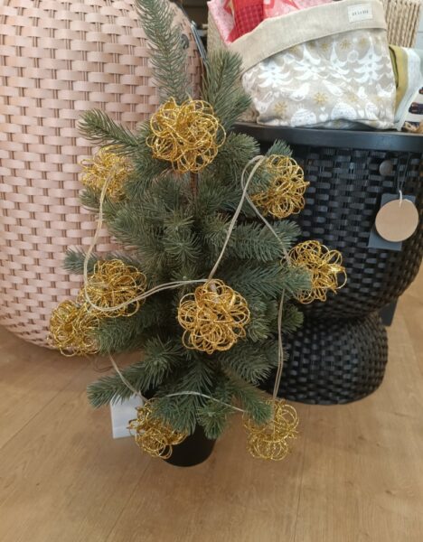 Guirlande de Noël - Boules Dorées - Imagen 3
