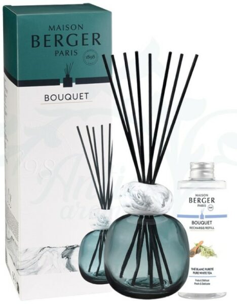 Bouquet Parfumé "Minéral Bleu" - Thé Blanc Pureté - Maison Berger - Imagen 2