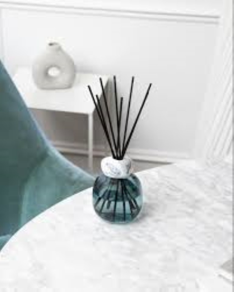 Bouquet Perfumado "Minéral Bleu" - Té Blanco - Maison Berger