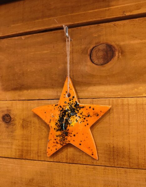 Hanging Starfish L - Handcrafted Ceramic - Imagen 5