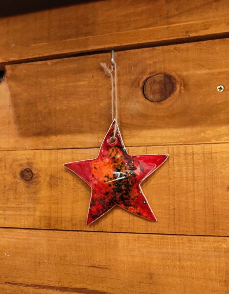 Hanging Starfish L - Handcrafted Ceramic - Imagen 6