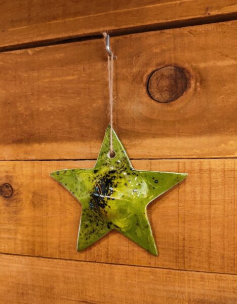 Hanging Starfish L - Handcrafted Ceramic - Imagen 7