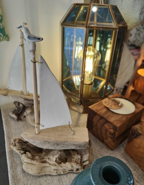 Table Lamp - Glass + Brass