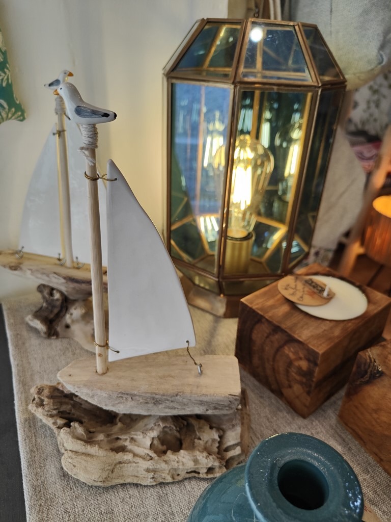 Table Lamp - Glass + Brass