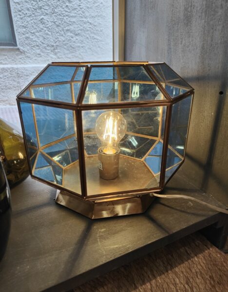 Table Lamp - Glass + Brass
