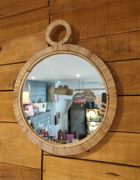 Natural Rattan Mirror - Image 2