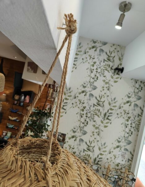 Natural Esparto Grass Lampshade - 55*50cm - Image 2