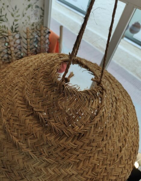 Natural Esparto Grass Lampshade - 55*50cm - Image 4